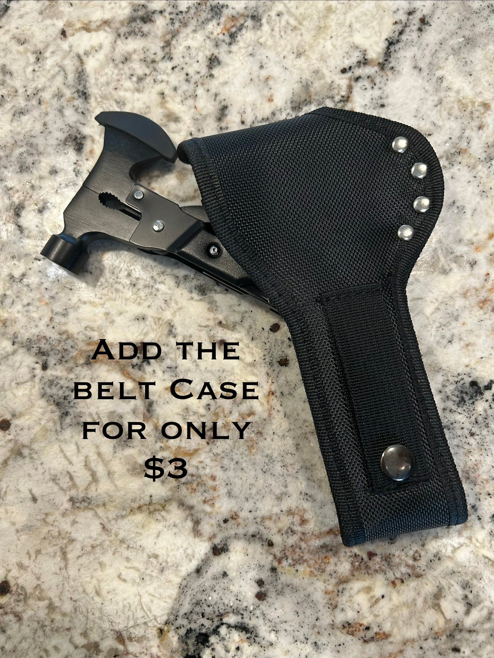 Personalized Hammer with Nylon Belt Storage