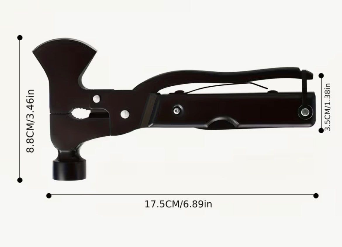 Hammer Multi-Tool with Hatchet, Personalized and Engraved