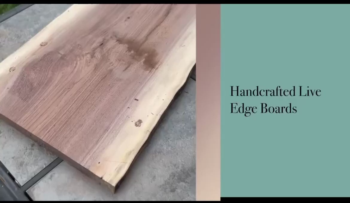 Floating Corner Shelf, Handmade Live Edge Solid Walnut, Rustic, Wall mounted